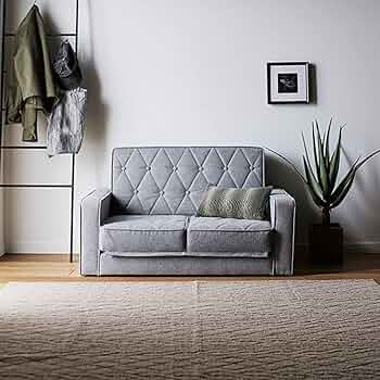 IKEA グレー スエード調 キルティングソファ EKHOLMA エークホルマ 2人掛けソファ, へッメスタ グレー